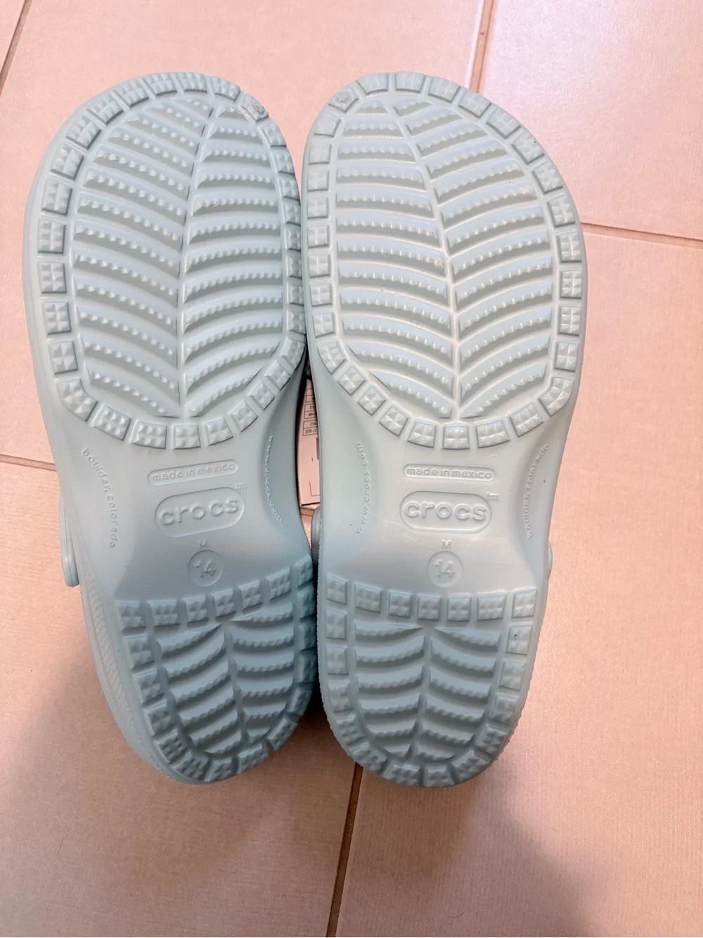 CROCS Kids Pastel Blue Classic Clogs
